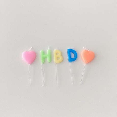 ろうそく　HBDセット